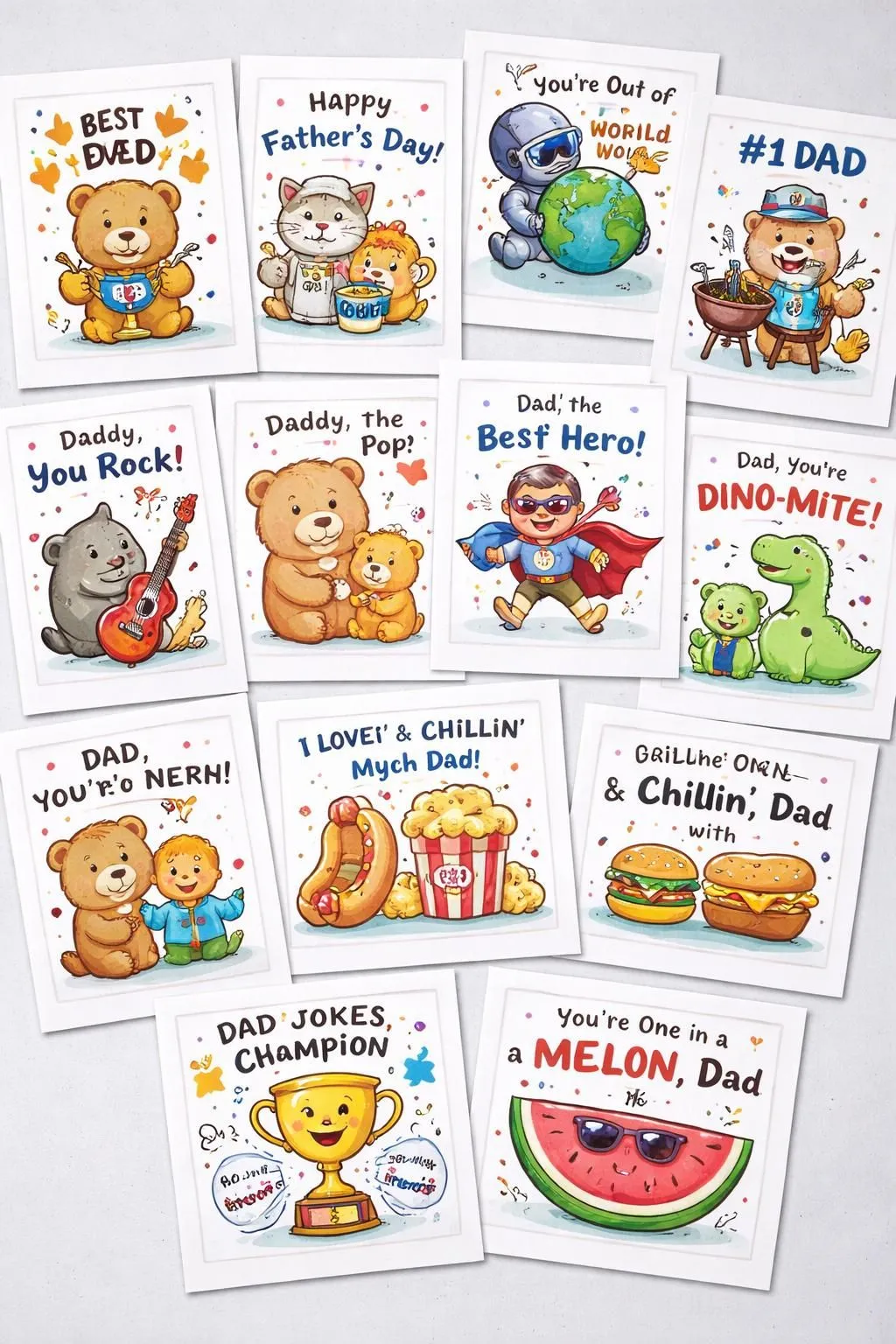 12 Father's Day Card Ideas: Cute, Funny & Heartfelt Designs