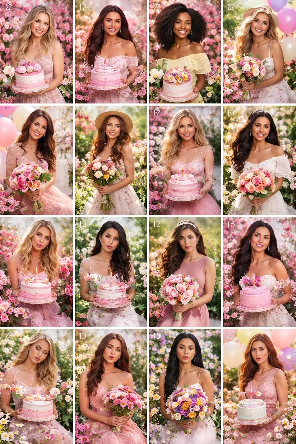 20 birthday photoshoot ideas with flowers