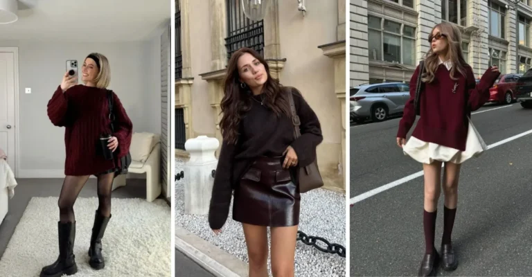 24 Burgundy Outfit Ideas to Turn Heads All Season Long
