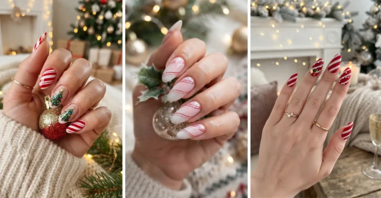 15 Candy Cane Nail Ideas for a Sweet & Festive Christmas Manicure