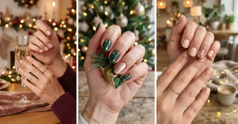 20 Short Christmas Nail Ideas That Are Cute, Festive & Easy to Wear