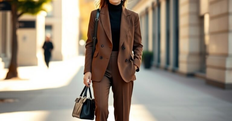 16 Classy Brown and Black Outfit Combinations for Effortless Style