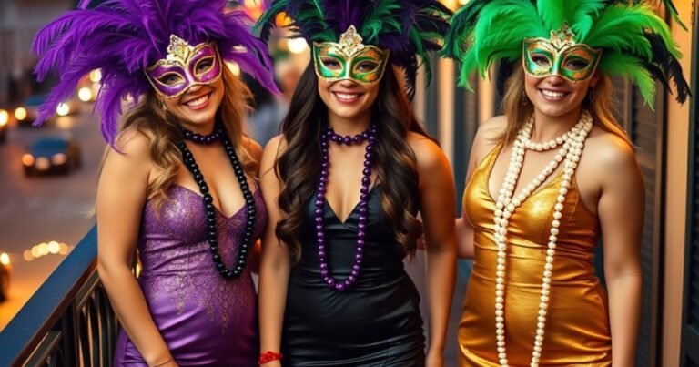 23 Mardi Gras Outfits for Women to Celebrate in Colorful Carnival Style