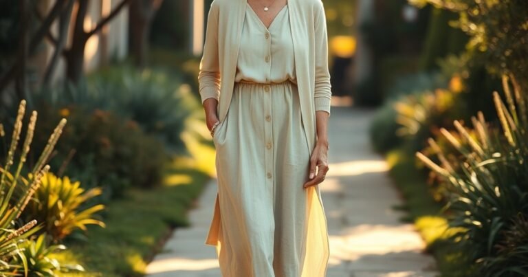 15 Late Summer Outfits for Women Over 50 That Bridge Into Fall
