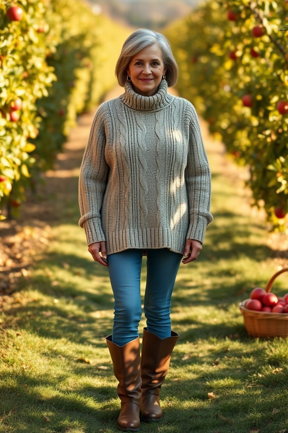 25 Apple Picking Outfits for Women Over 50