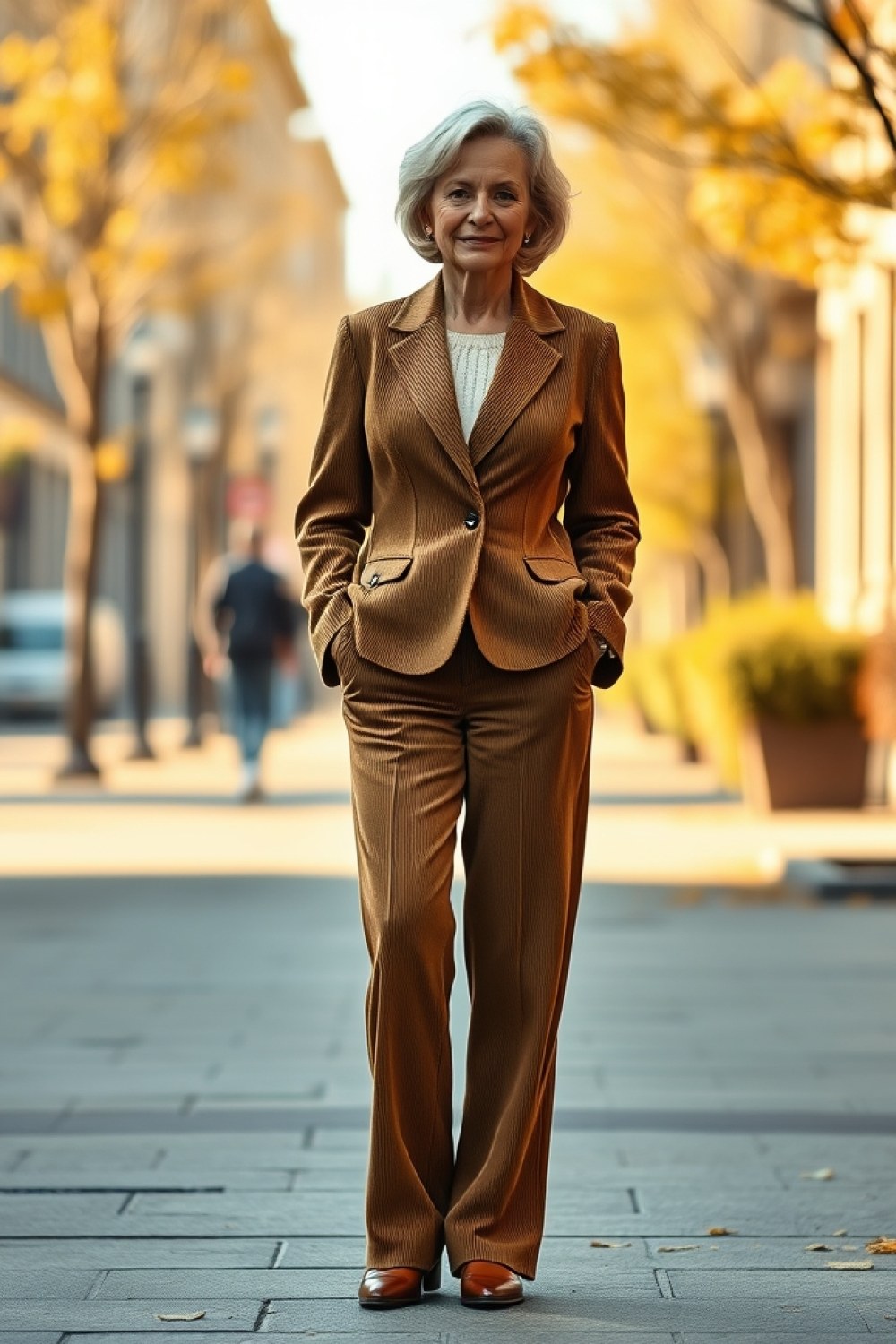 21 Corduroy Outfits for Women Over 50