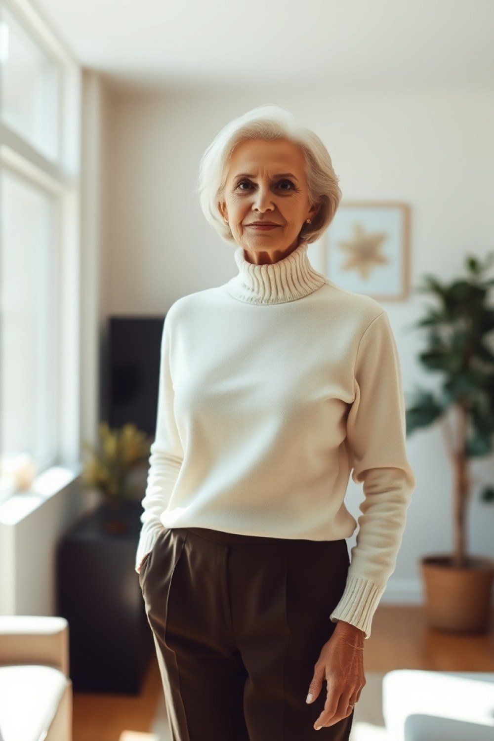 17 Turtleneck Outfits for Women Over 60 That Look Chic, Not Stuffy