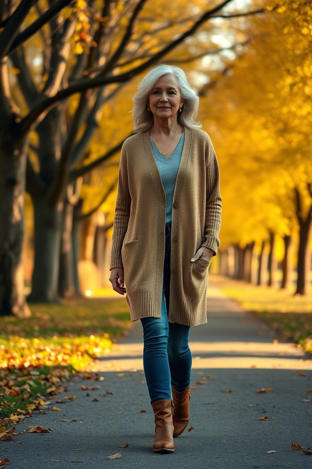 18 Easy Fall Transition Outfits for Women Over 60