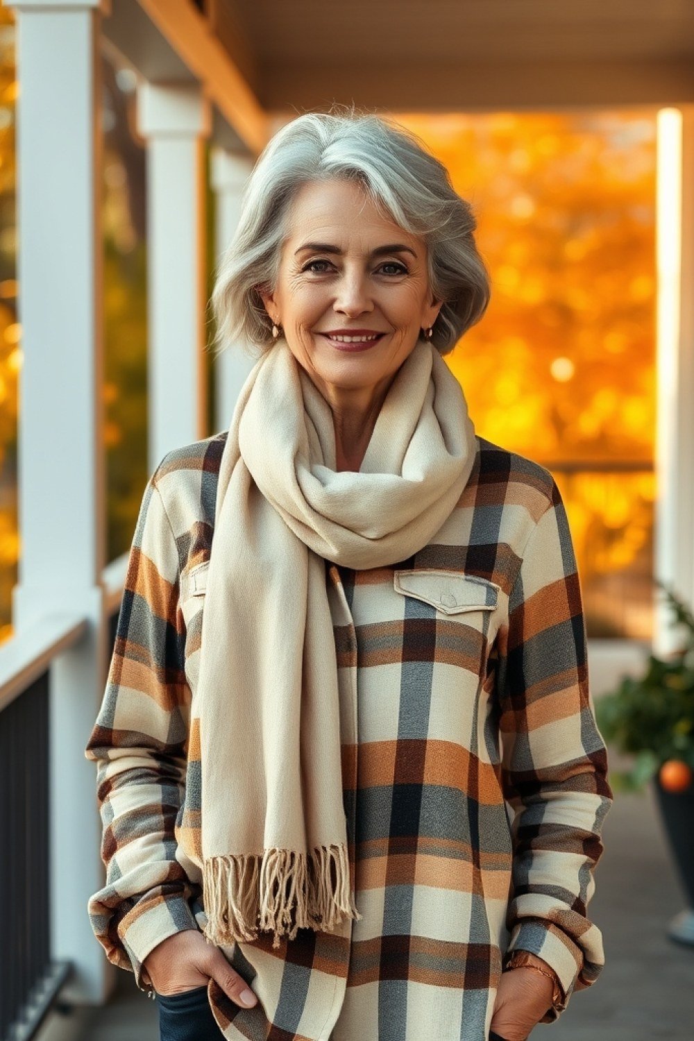 20 Plaid Outfits for Women Over 60 That Feel Cozy, Not Frumpy