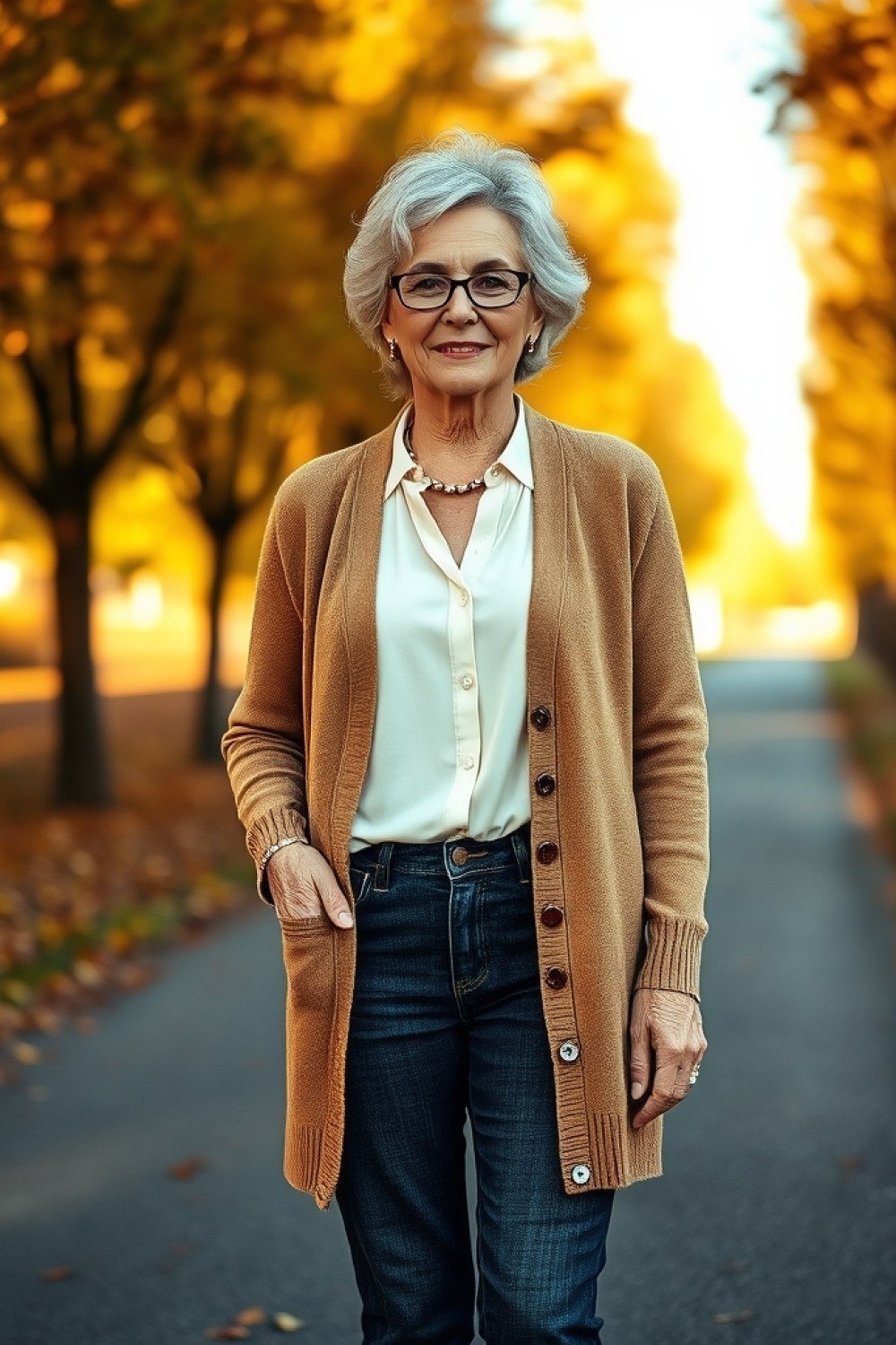 18 Easy Fall Transition Outfits for Women Over 60