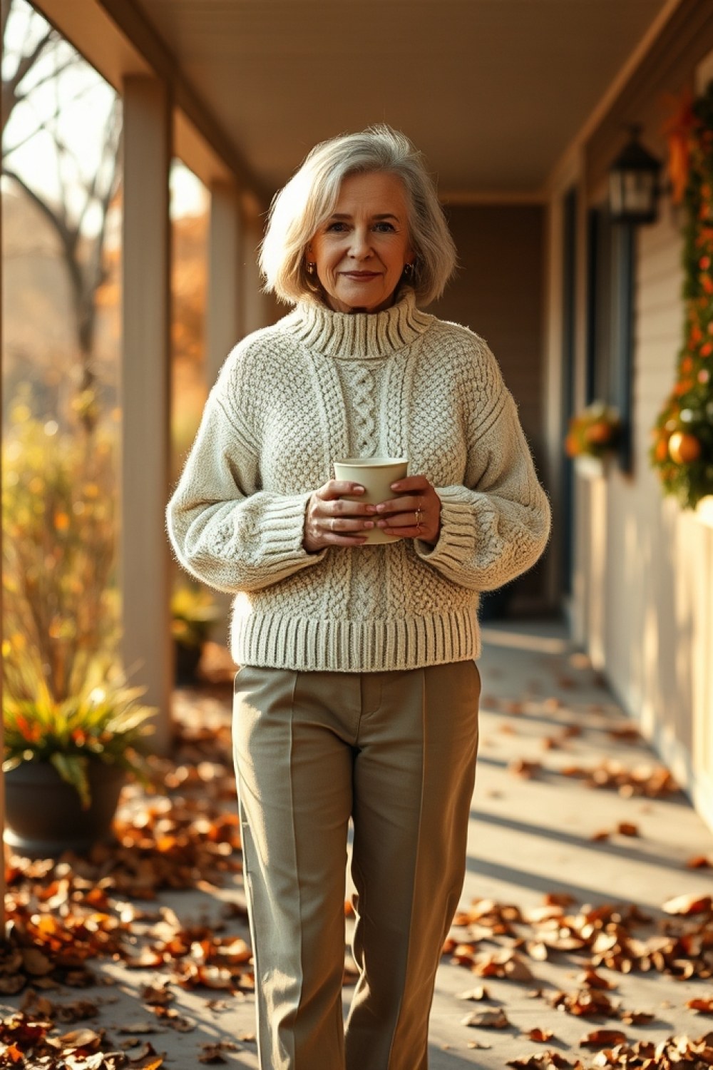 19 Cozy Sweater Weather Outfits for Women Over 60