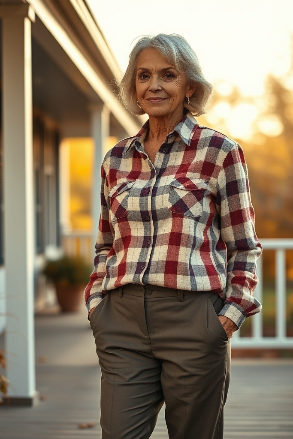 20 Plaid Outfits for Women Over 60 That Feel Cozy, Not Frumpy