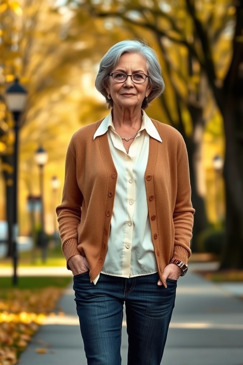 18 Easy Fall Transition Outfits for Women Over 60
