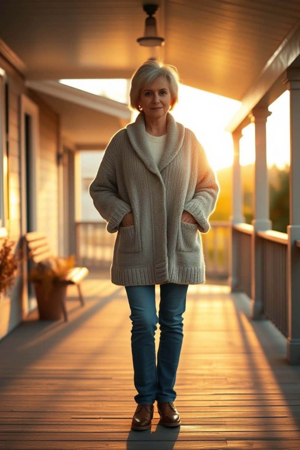 23 Shacket Outfits for Women Over 50 for Cool Mornings