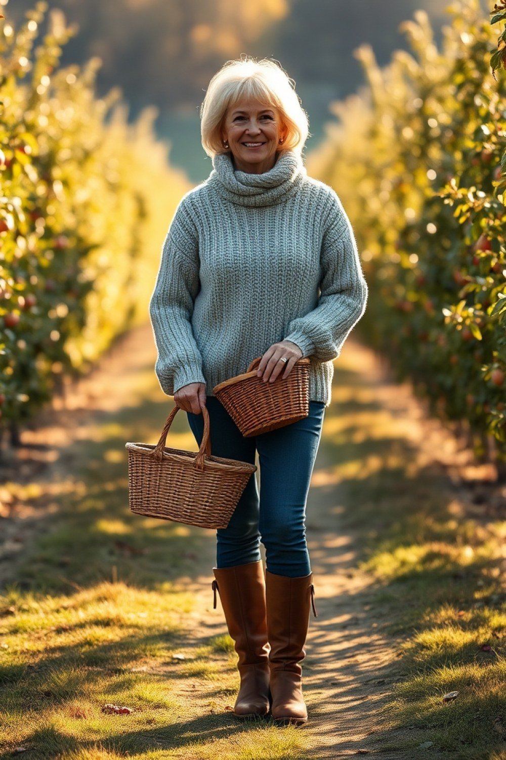 25 Apple Picking Outfits for Women Over 50