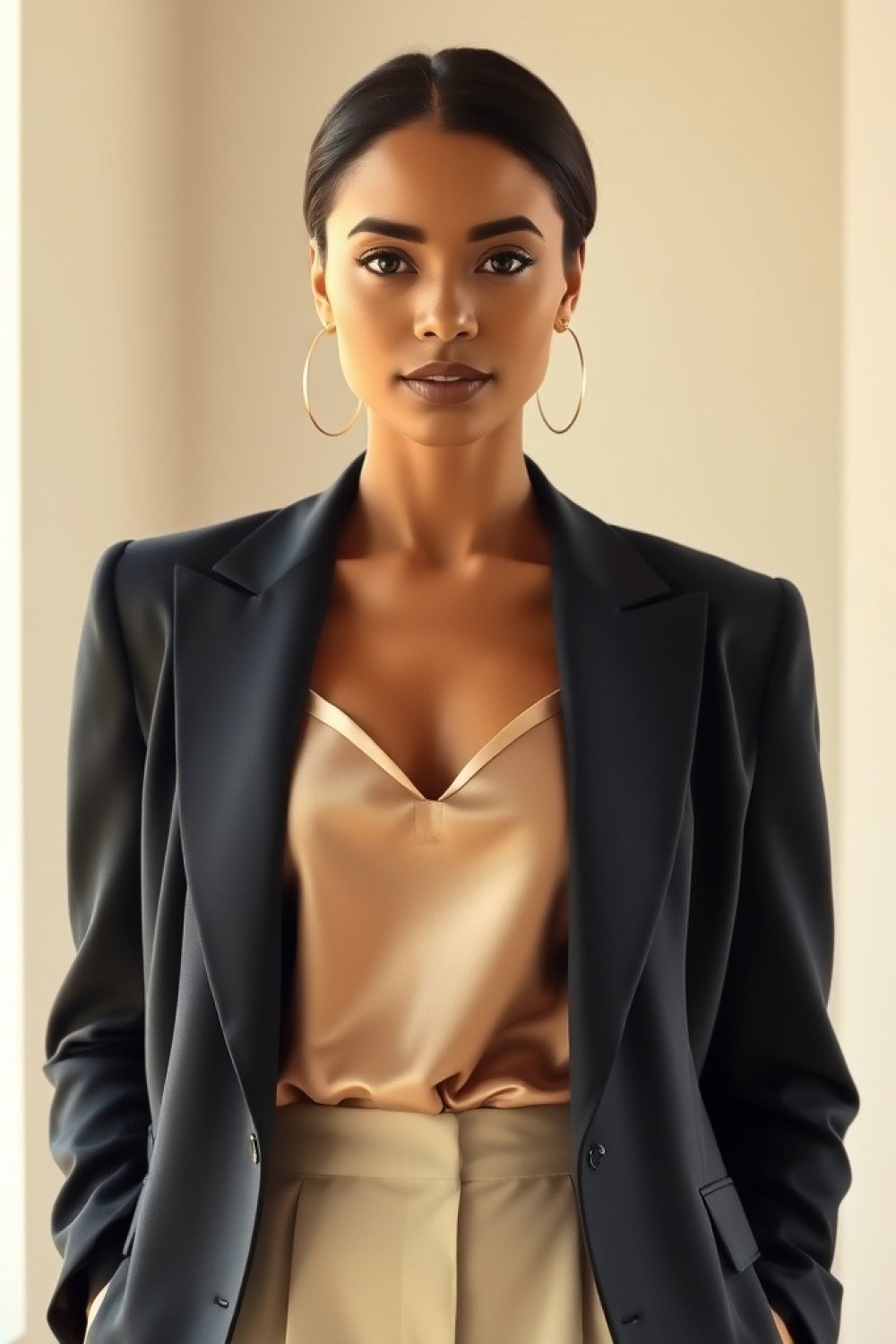 18 Broad Shoulder Outfit Ideas for a Polished, Feminine, and Comfortable Look