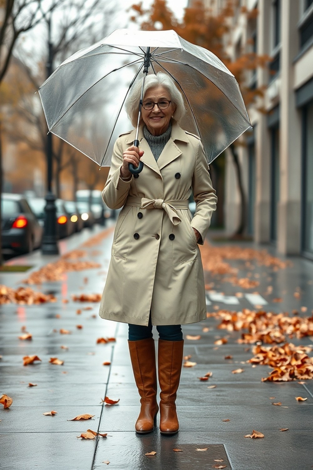 16 Rainy Fall Day Outfits for Women Over 50