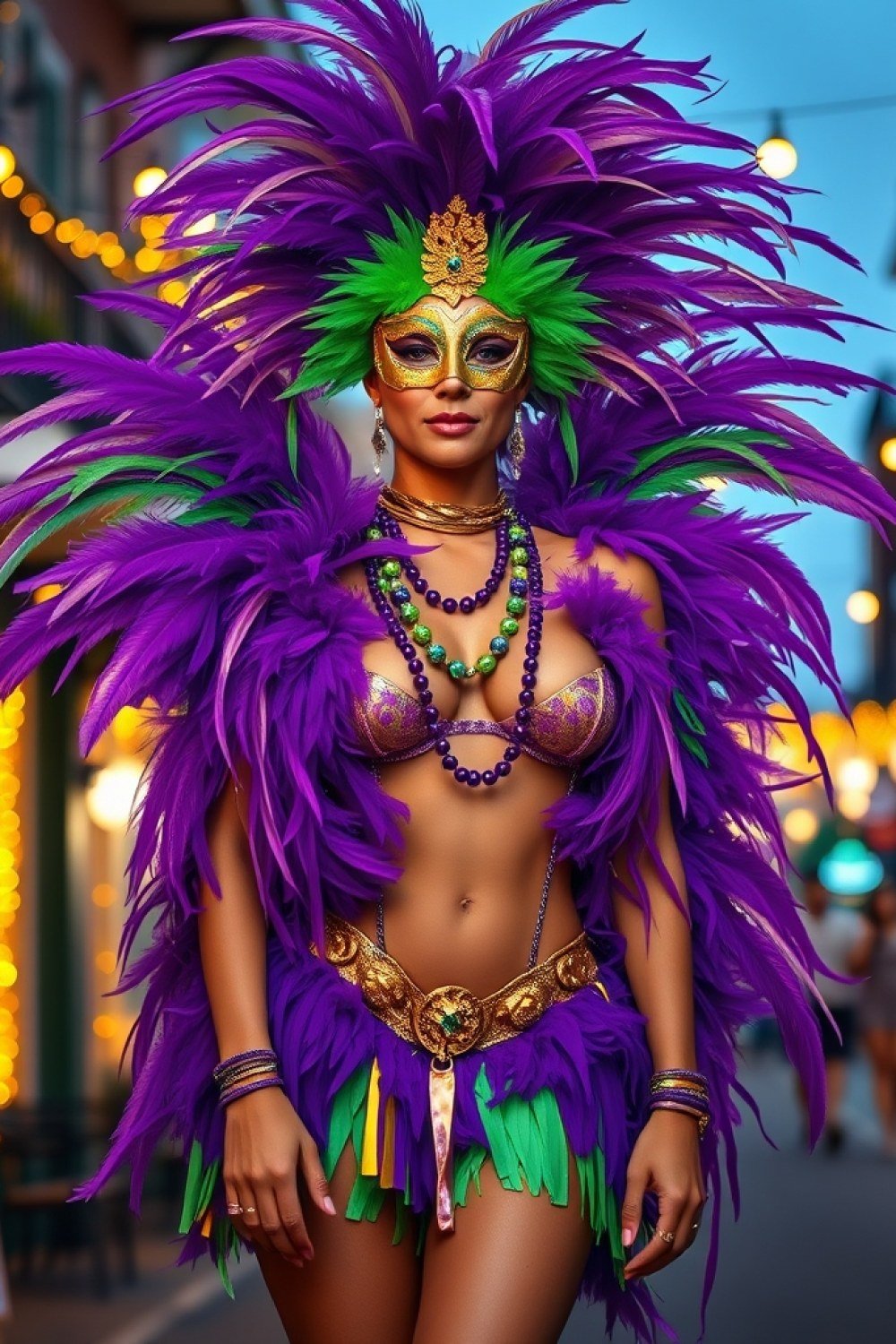 23 Mardi Gras Outfits for Women to Celebrate in Colorful Carnival Style