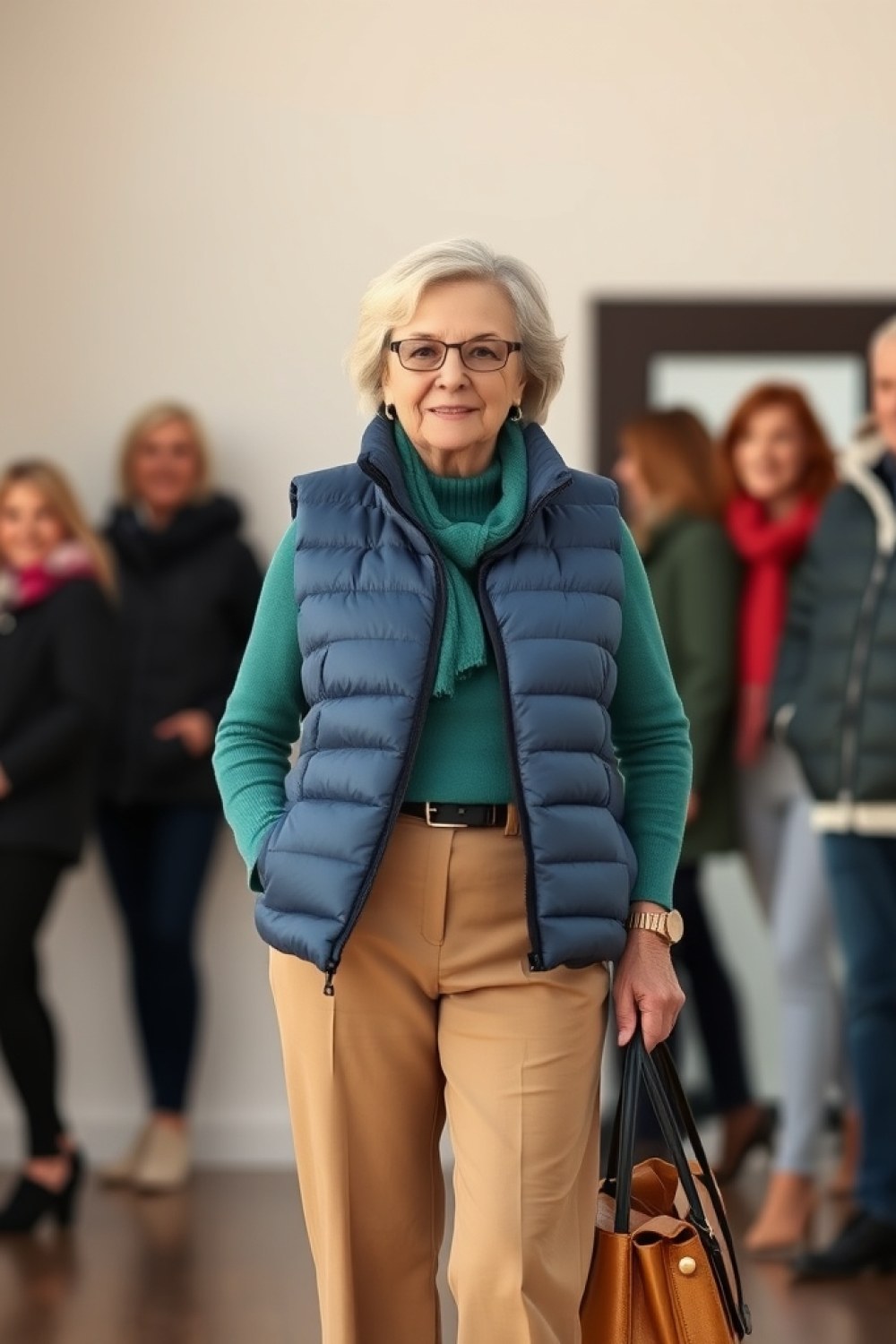 20 Puffer Vest Outfits for Women Over 50