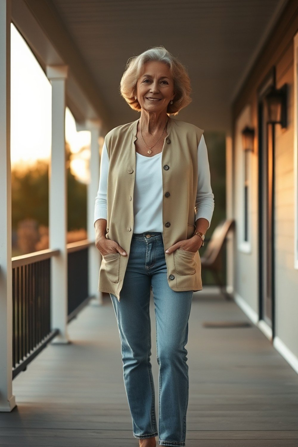 23 Shacket Outfits for Women Over 50 for Cool Mornings