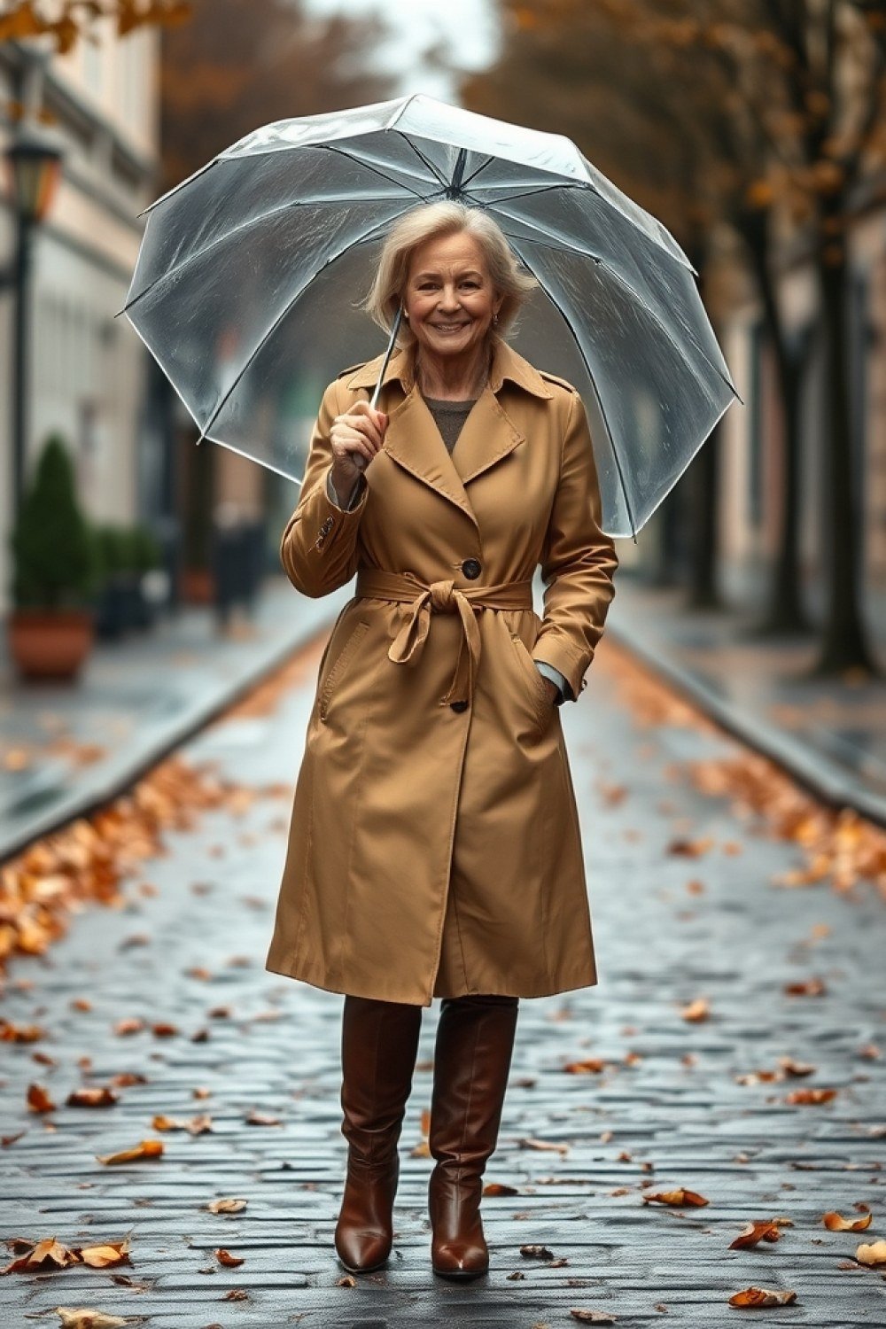 16 Rainy Fall Day Outfits for Women Over 50