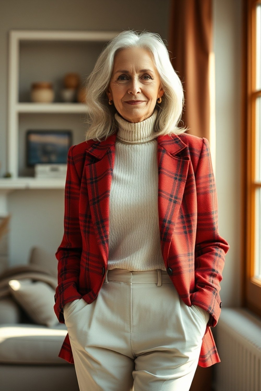 20 Plaid Outfits for Women Over 60 That Feel Cozy, Not Frumpy