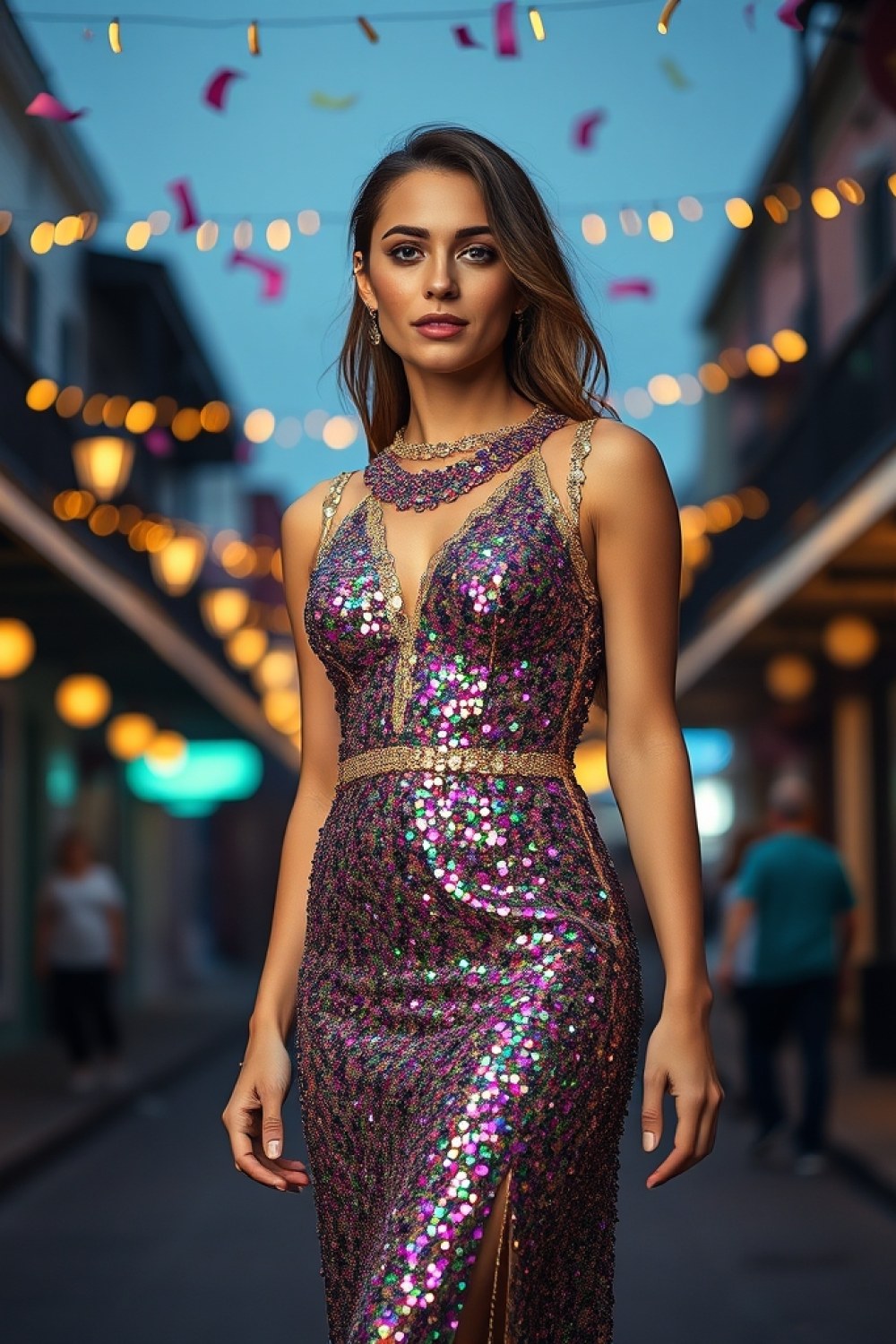 21 Cute Mardi Gras Outfit Ideas With Sparkles, Purple, Green, and Gold
