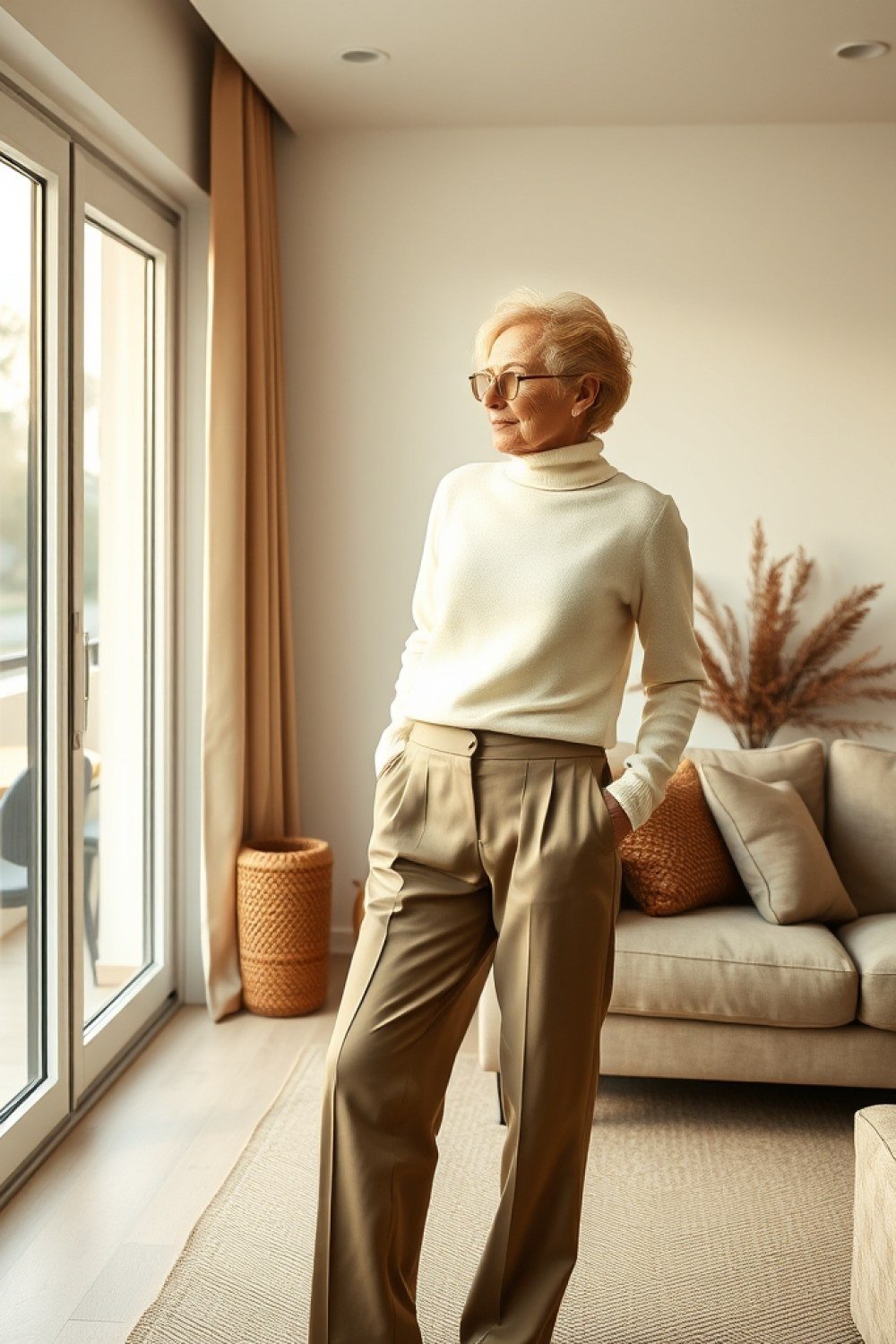 17 Turtleneck Outfits for Women Over 60 That Look Chic, Not Stuffy