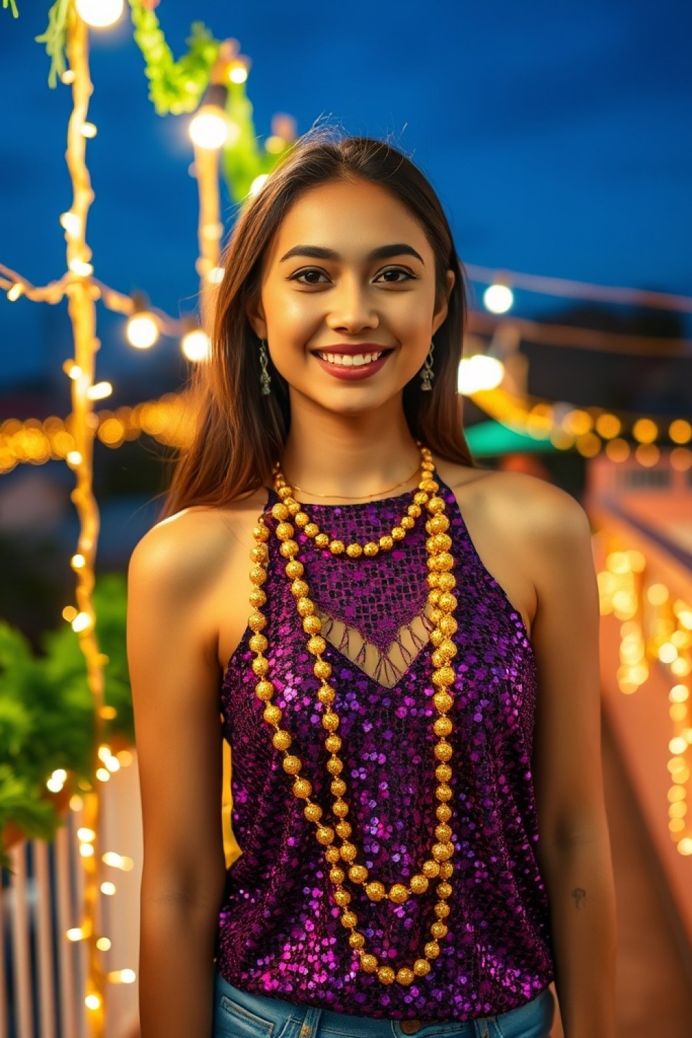 21 Cute Mardi Gras Outfit Ideas With Sparkles, Purple, Green, and Gold
