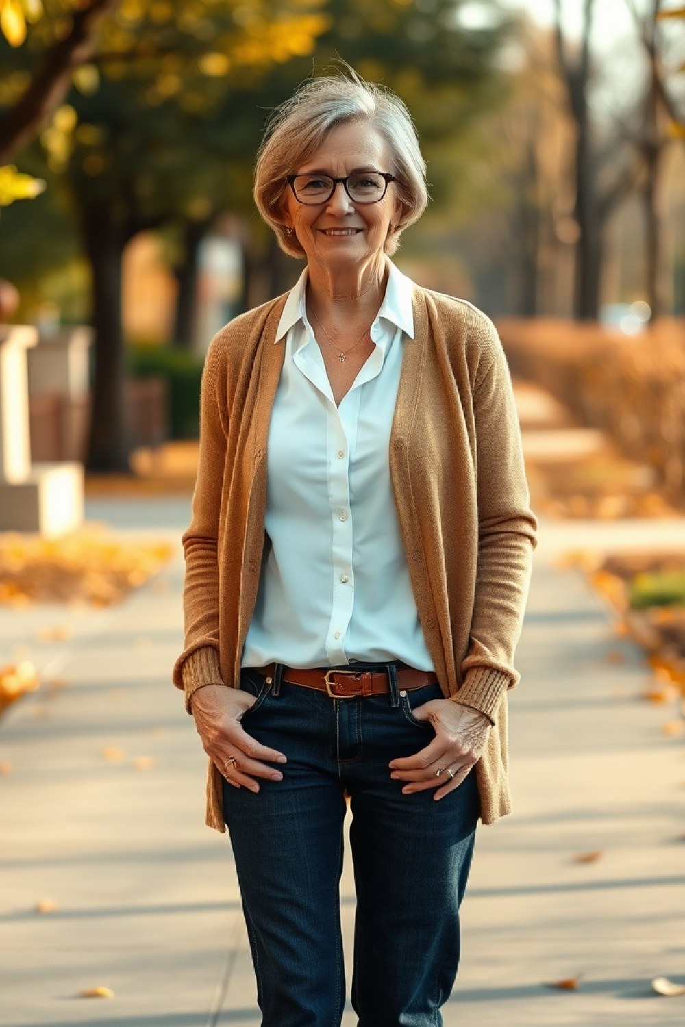 18 Easy Fall Transition Outfits for Women Over 60