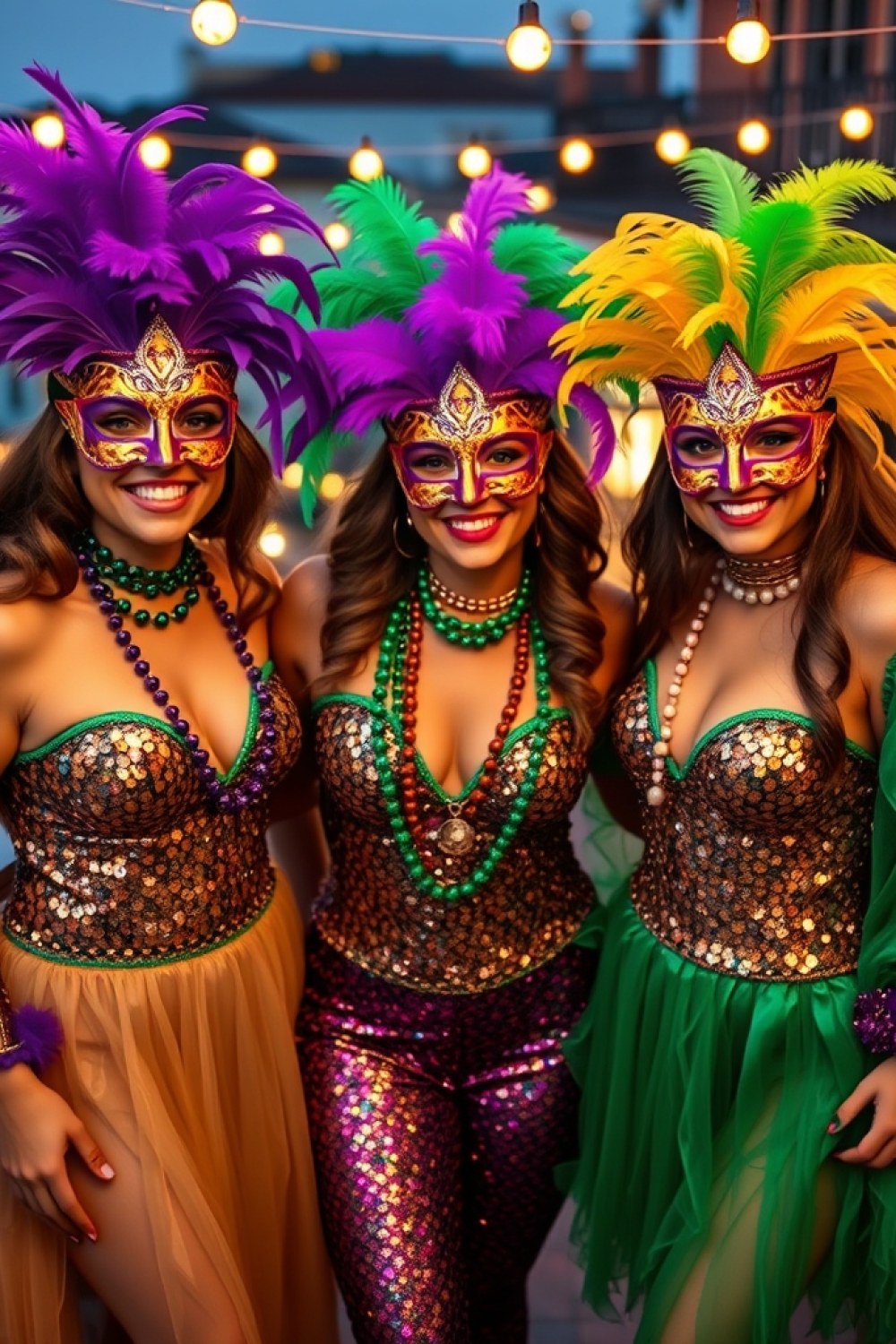 21 Cute Mardi Gras Outfit Ideas With Sparkles, Purple, Green, and Gold