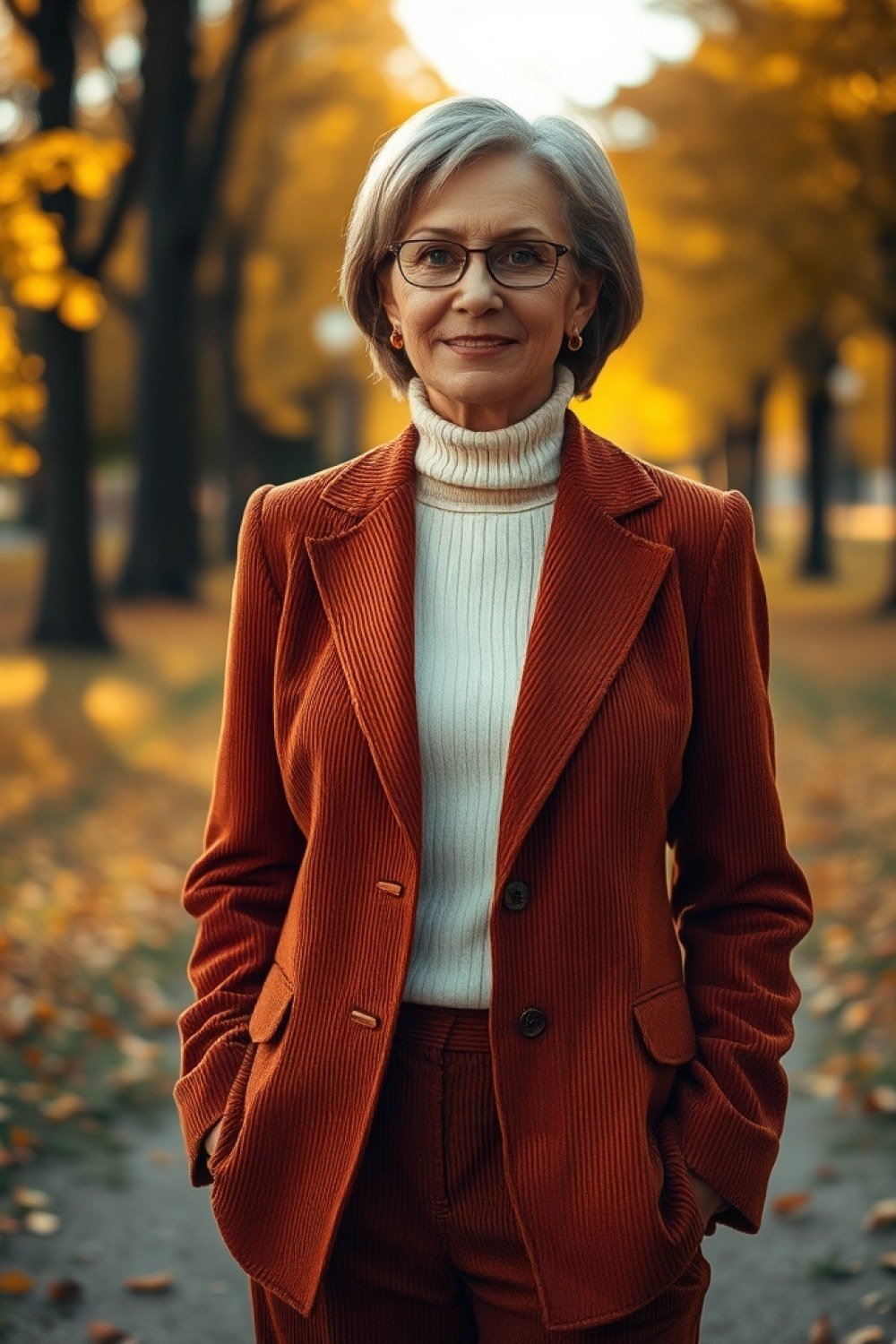 21 Corduroy Outfits for Women Over 50