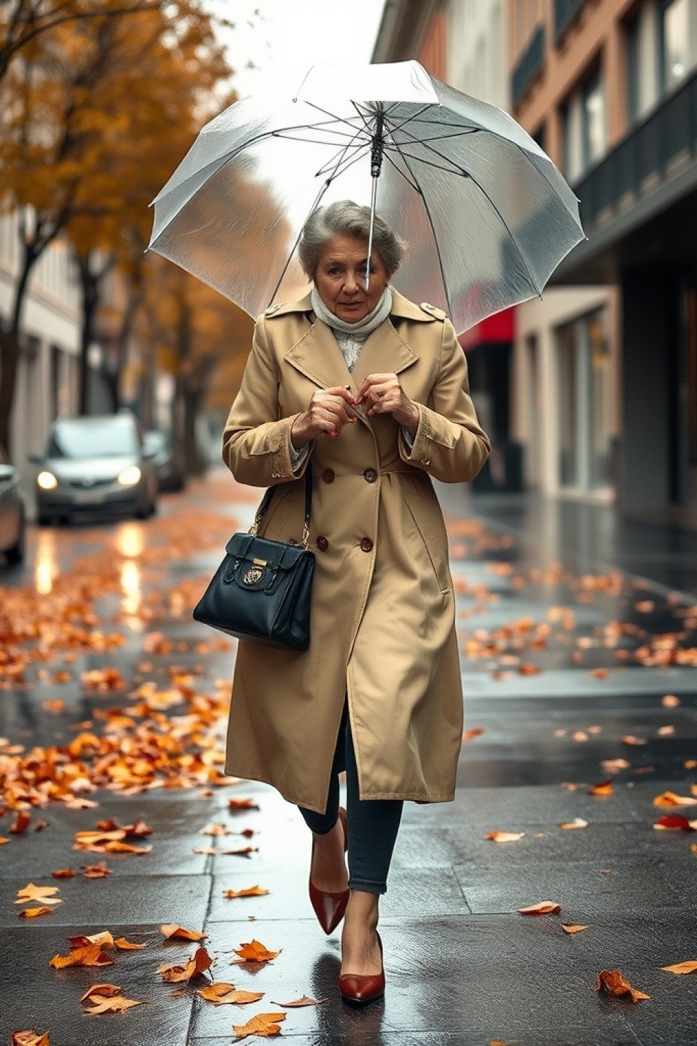 16 Rainy Fall Day Outfits for Women Over 50