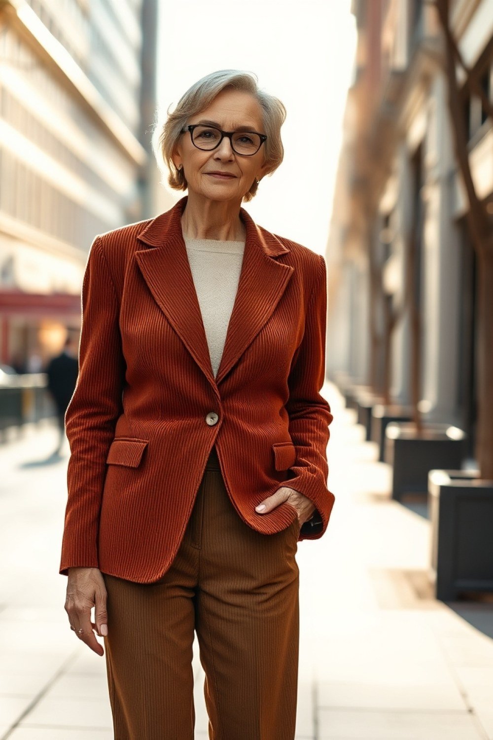 21 Corduroy Outfits for Women Over 50