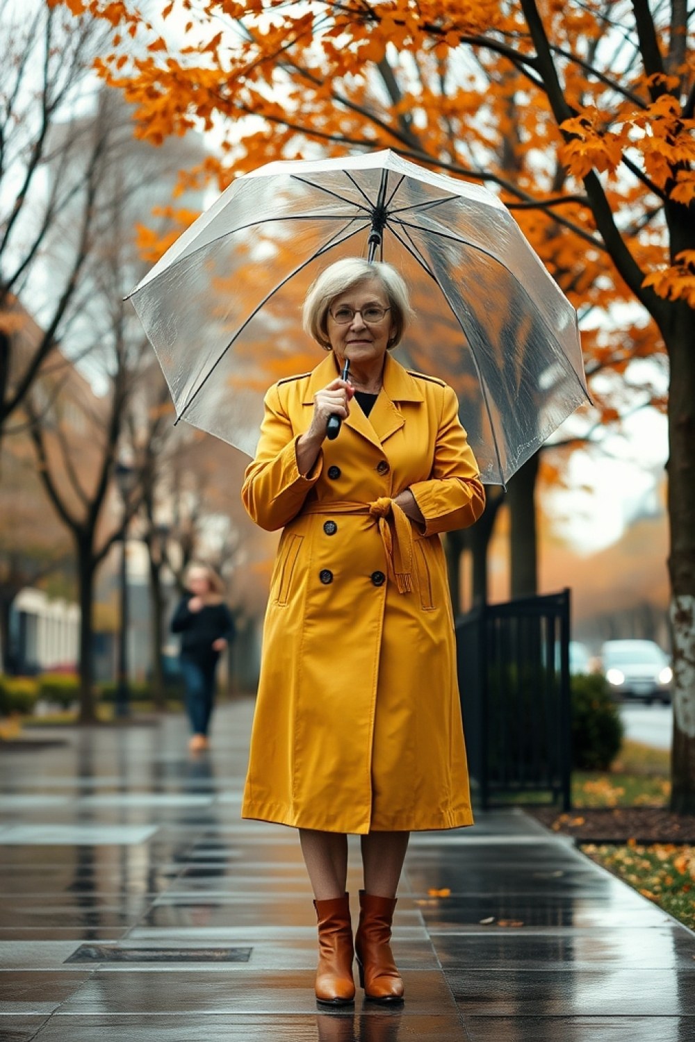 16 Rainy Fall Day Outfits for Women Over 50