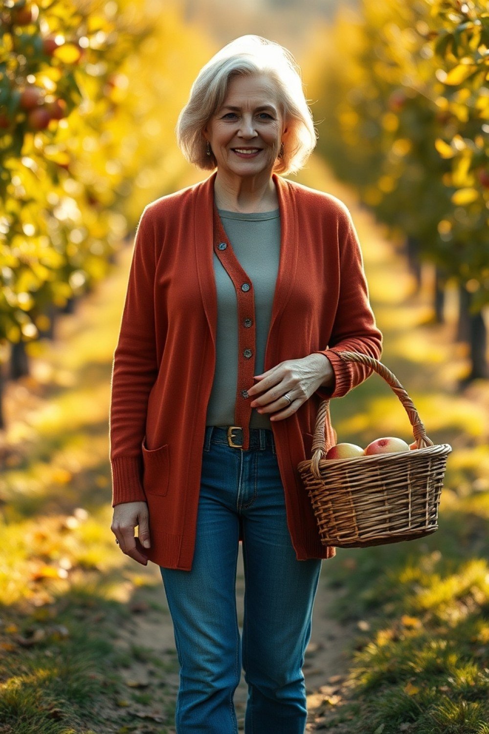 25 Apple Picking Outfits for Women Over 50