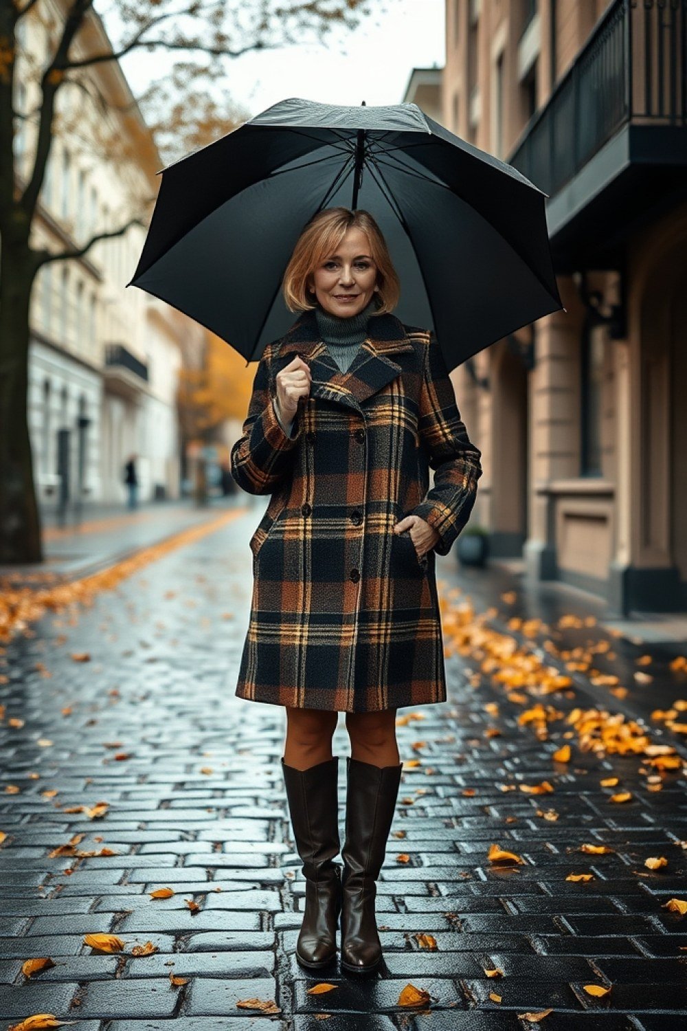 16 Rainy Fall Day Outfits for Women Over 50