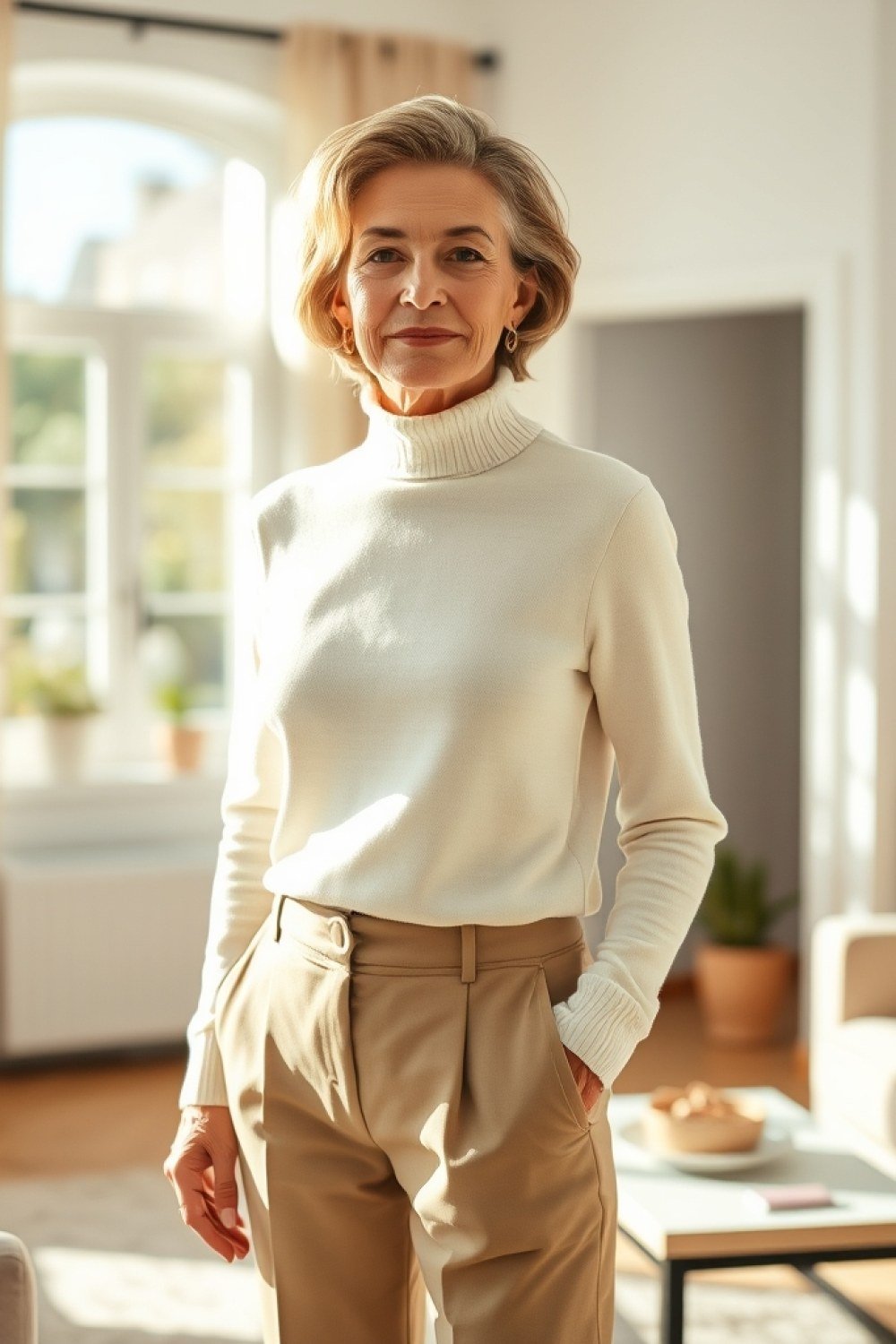 17 Turtleneck Outfits for Women Over 60 That Look Chic, Not Stuffy
