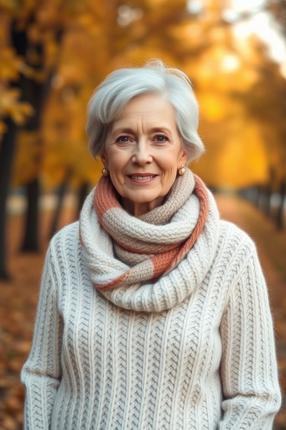 19 Cozy Sweater Weather Outfits for Women Over 60