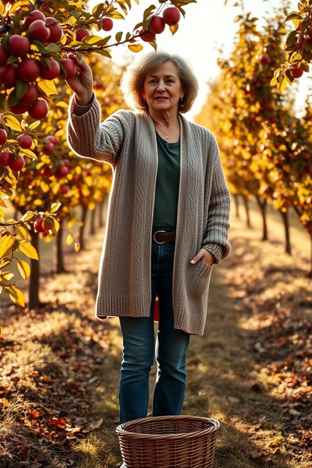 25 Apple Picking Outfits for Women Over 50