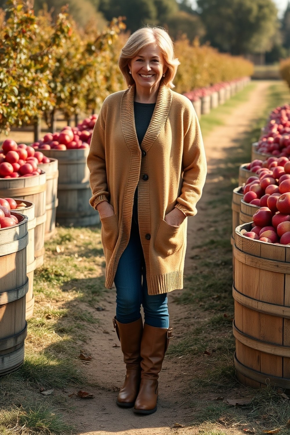 25 Apple Picking Outfits for Women Over 50