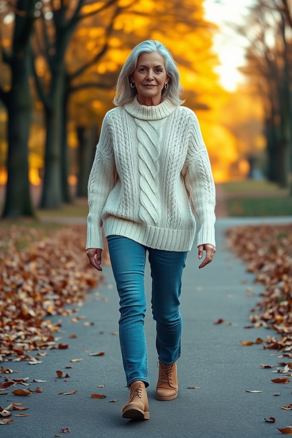 19 Cozy Sweater Weather Outfits for Women Over 60
