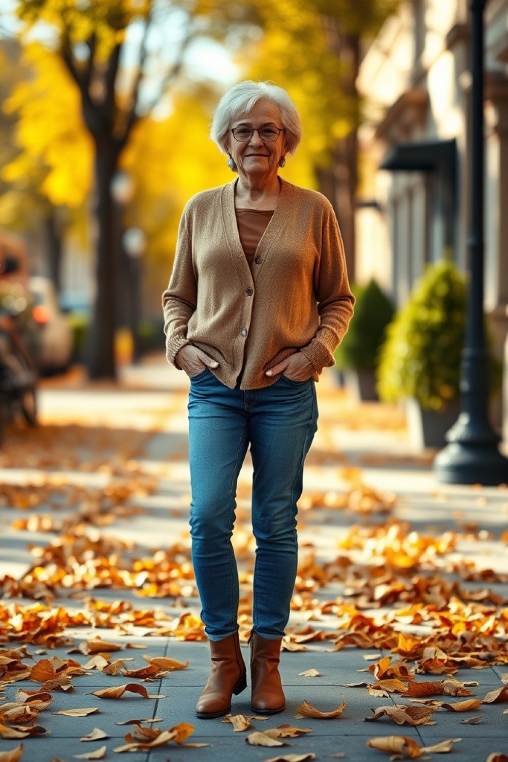 18 Easy Fall Transition Outfits for Women Over 60
