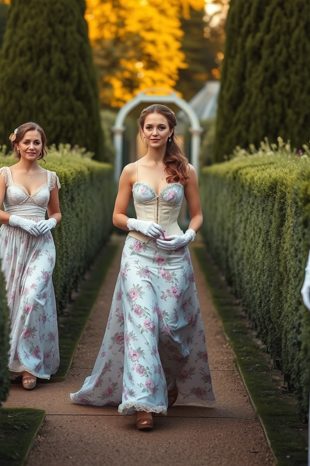 18 Romantic Bridgerton-Inspired Looks With Corsets, Florals, and Lace