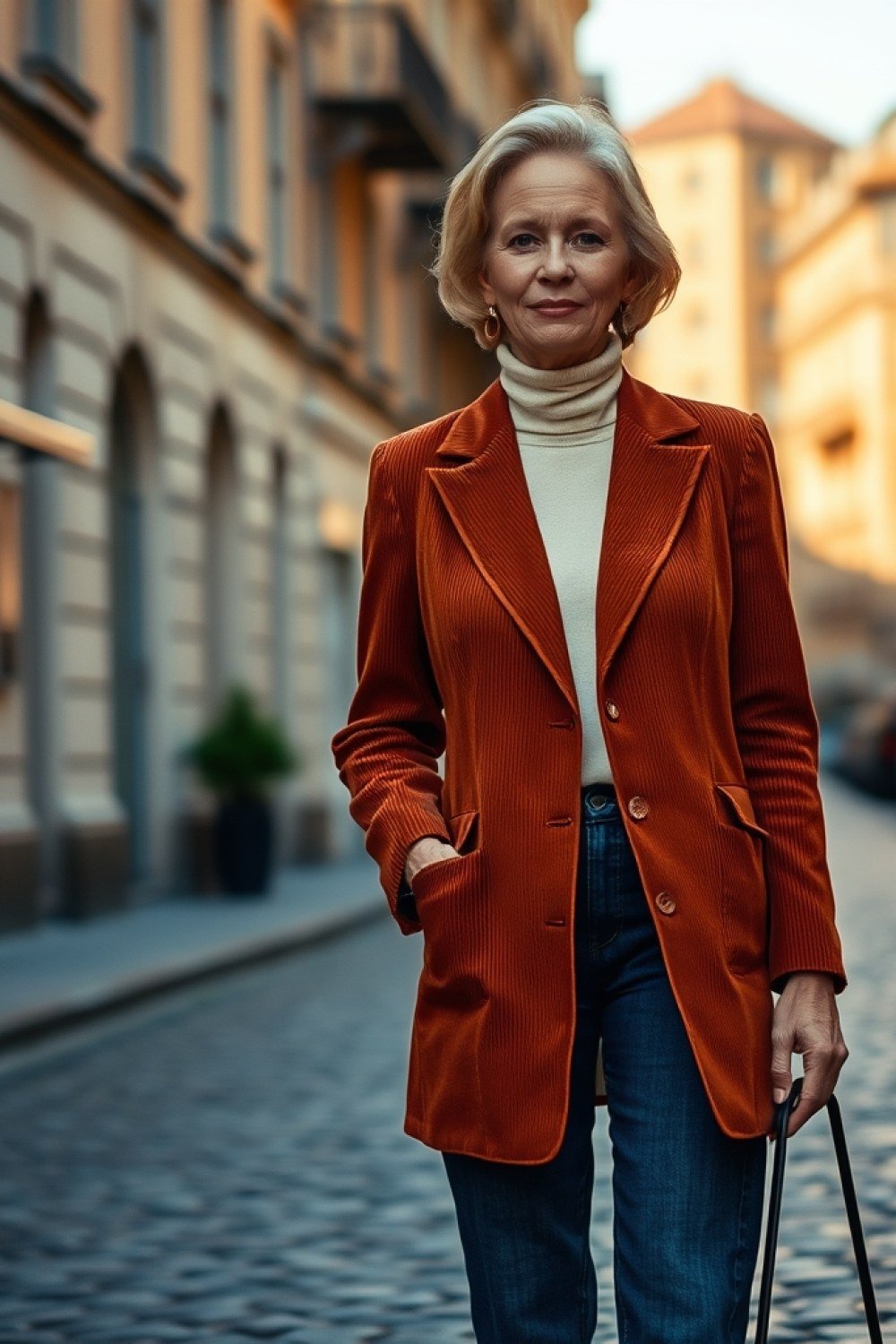 21 Corduroy Outfits for Women Over 50