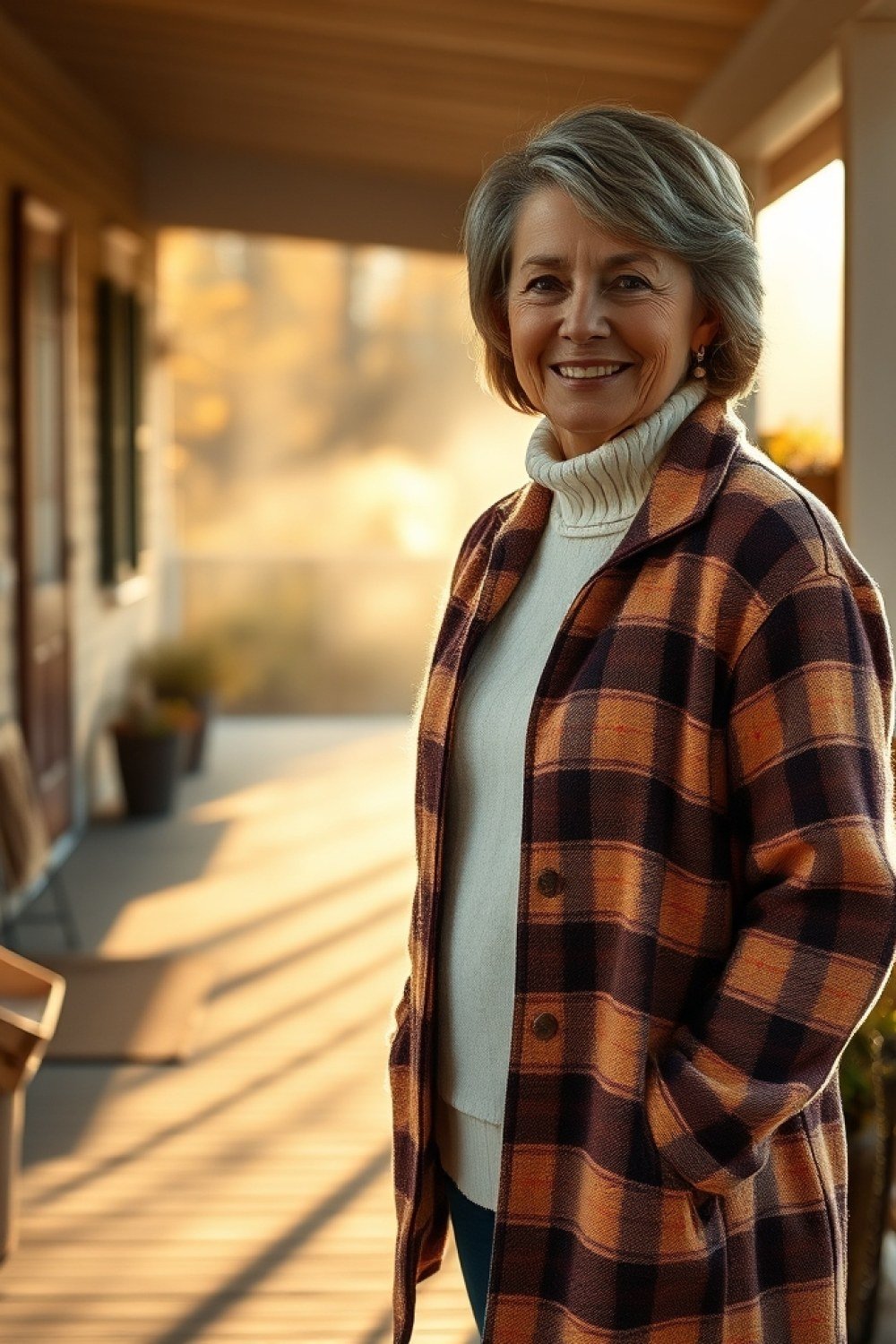 23 Shacket Outfits for Women Over 50 for Cool Mornings