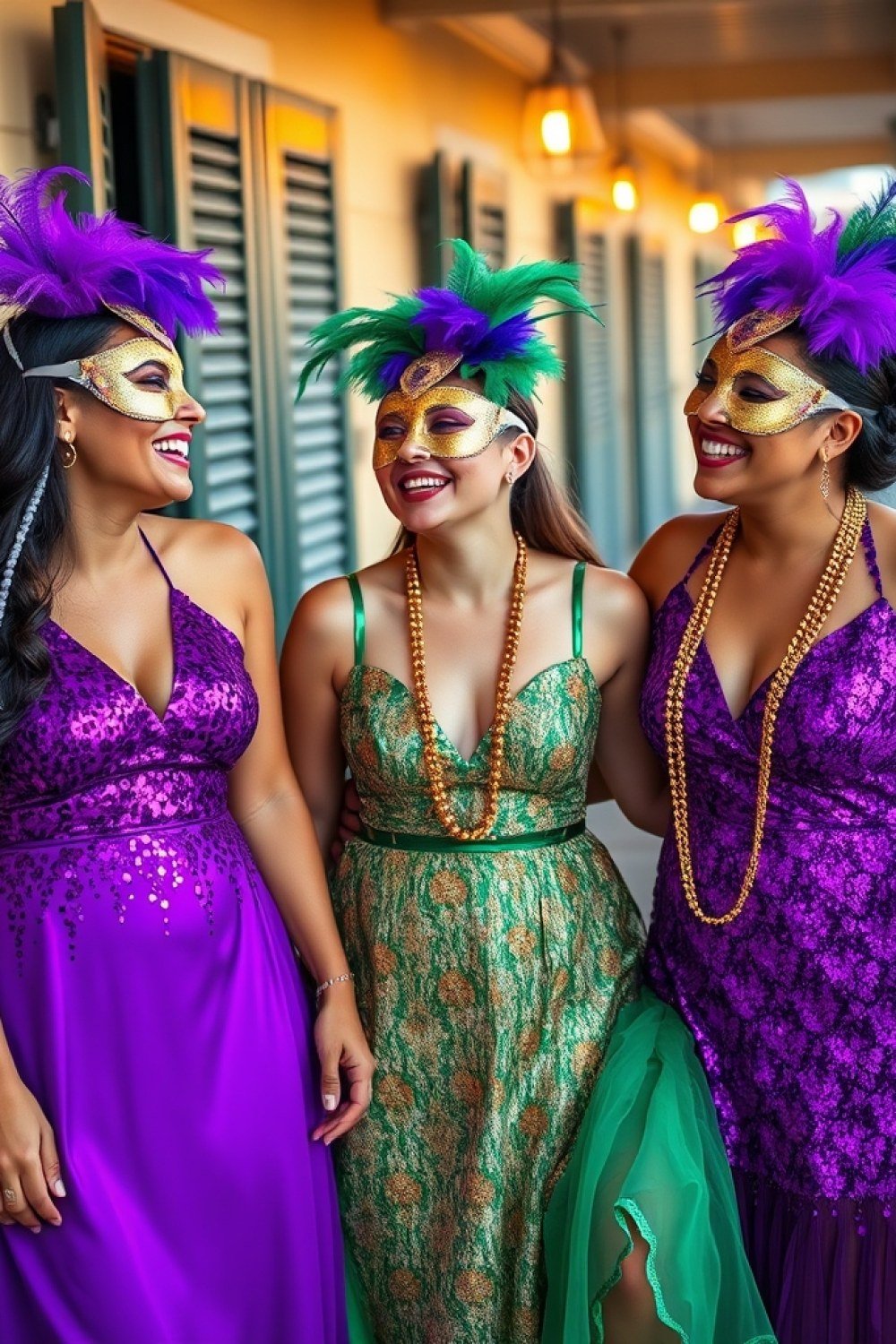 21 Cute Mardi Gras Outfit Ideas With Sparkles, Purple, Green, and Gold