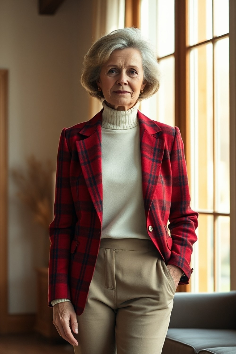 20 Plaid Outfits for Women Over 60 That Feel Cozy, Not Frumpy