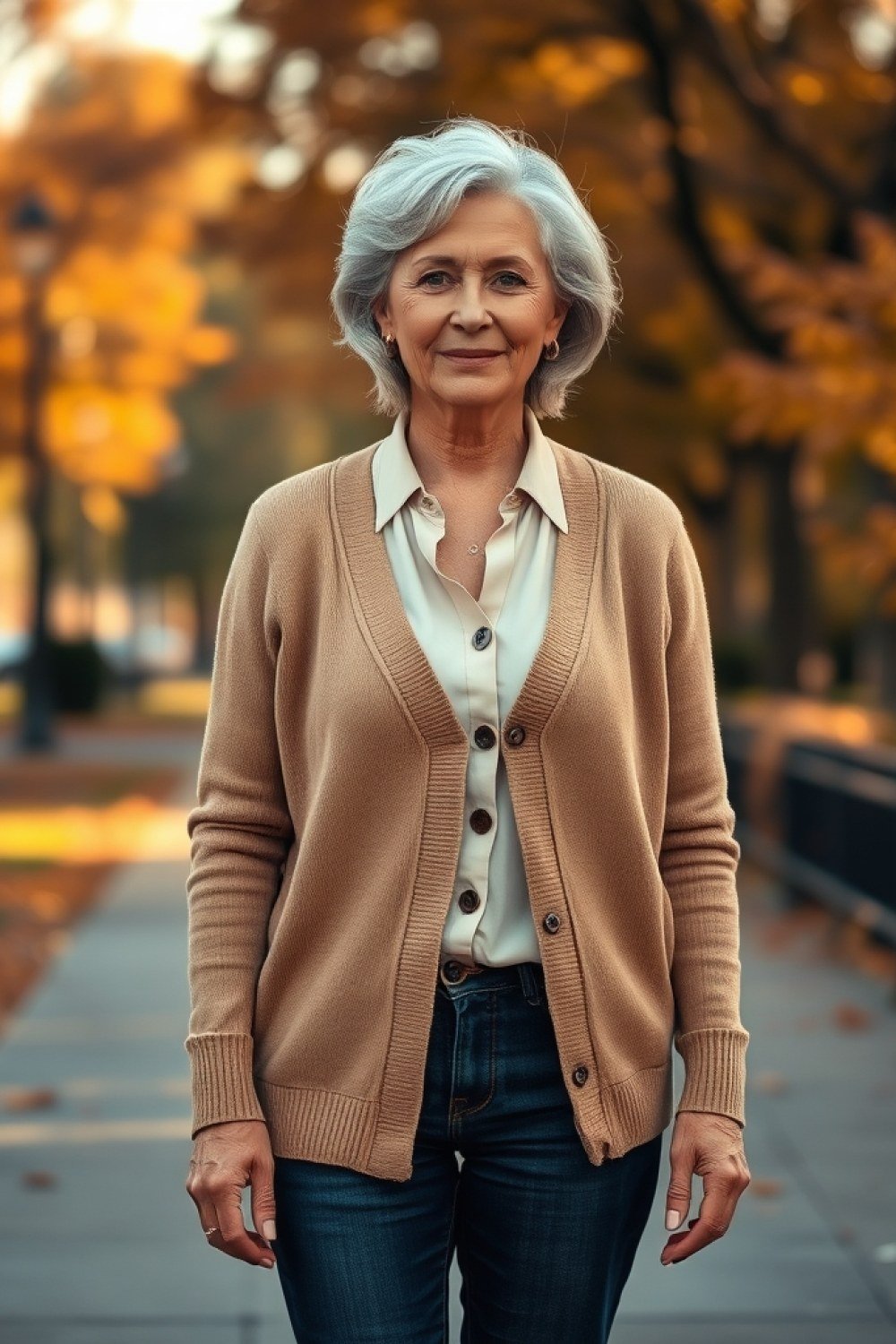 18 Easy Fall Transition Outfits for Women Over 60