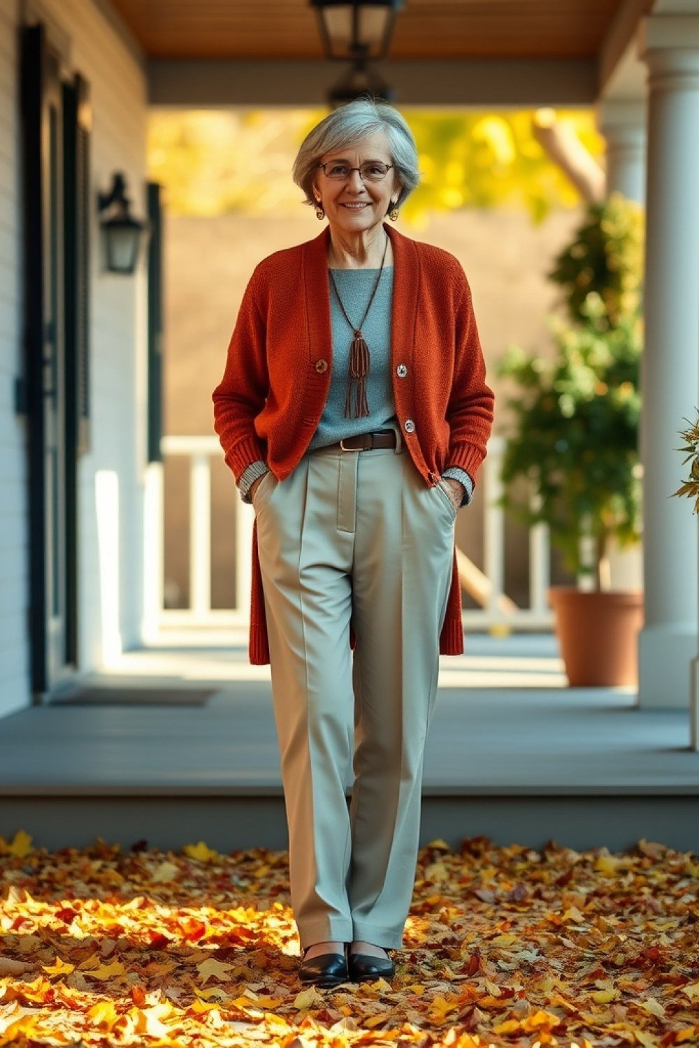 18 Easy Fall Transition Outfits for Women Over 60
